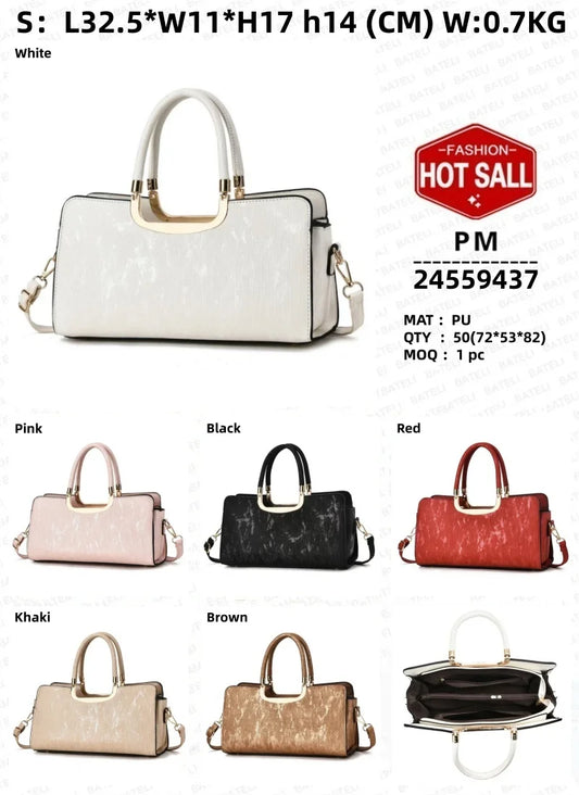 2026 New Designer Large Capacity Handbag for Office Ladies - Custom PU Shoulder Bag