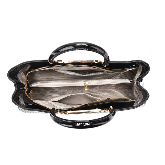 Women Luxury Baguette Bag - Elongated Top-Handle Stone Pattern High-End Leather Single Shoulder Crossbody Purse