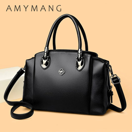 Luxury Crossbody Bags for Women - 3 Layers Top Quality PU Leather Designer Shoulder Bag with Large Capacity