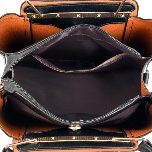 Fall Hot Sale Large Capacity Women's Handbag - Trendy All-Match Mom Shoulder Bag in PU Material